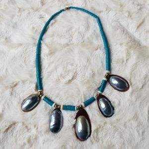 Cute Turquoise Boho Necklace